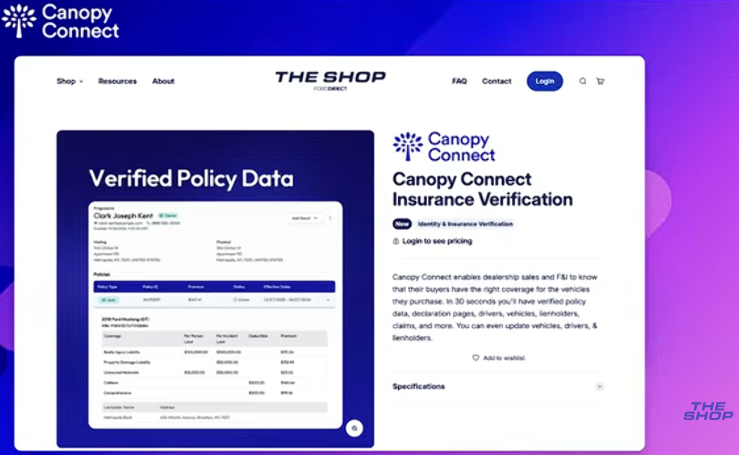 Canopy Connect ID Verification