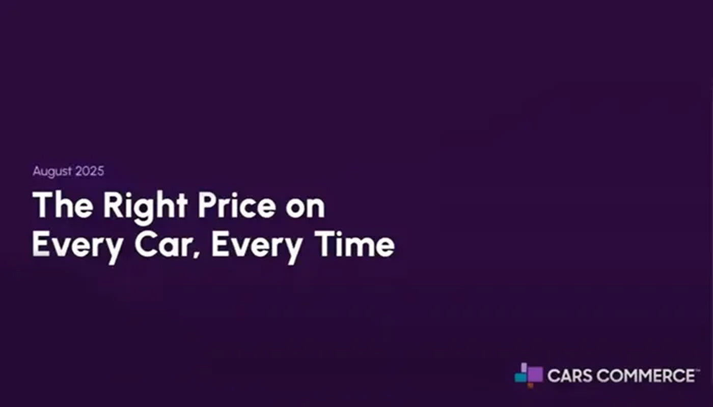 The Right Price on Every Car, Every Time