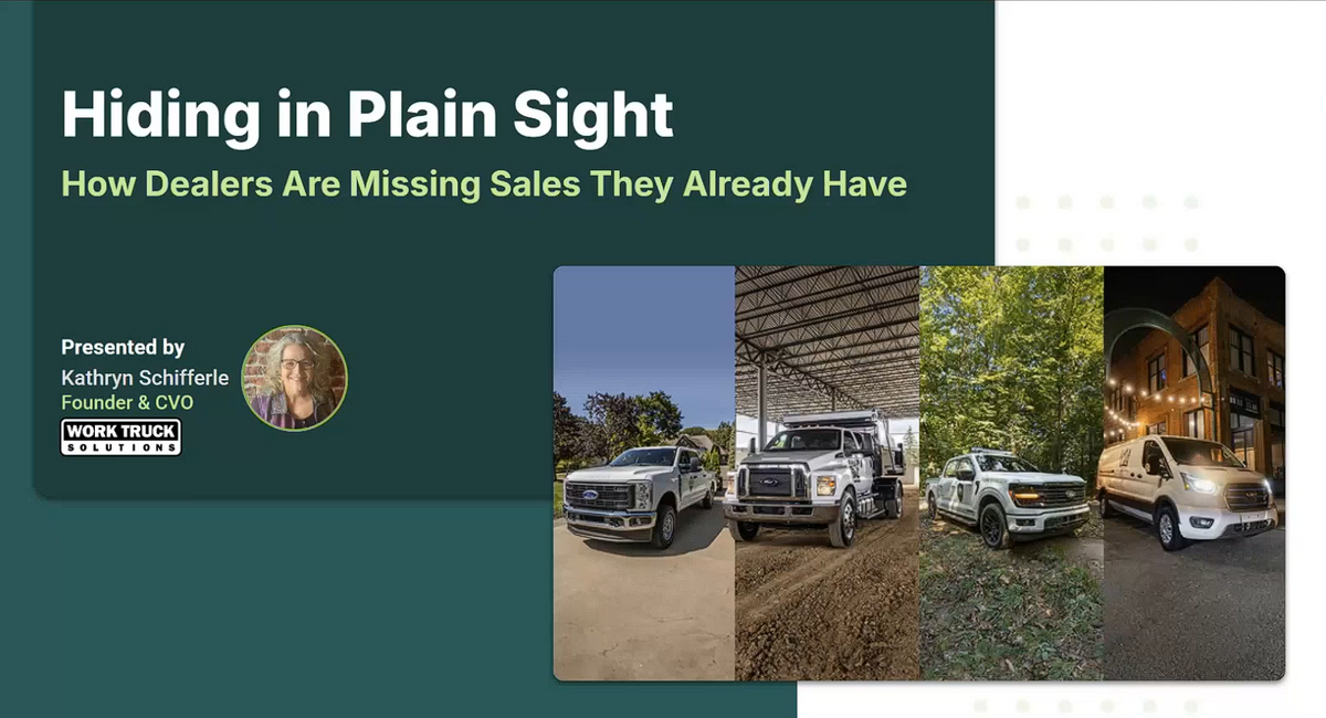 October 2026 Wednesday Webinar with Work Truck Solutions