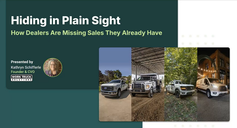 October 2026 Wednesday Webinar with Work Truck Solutions