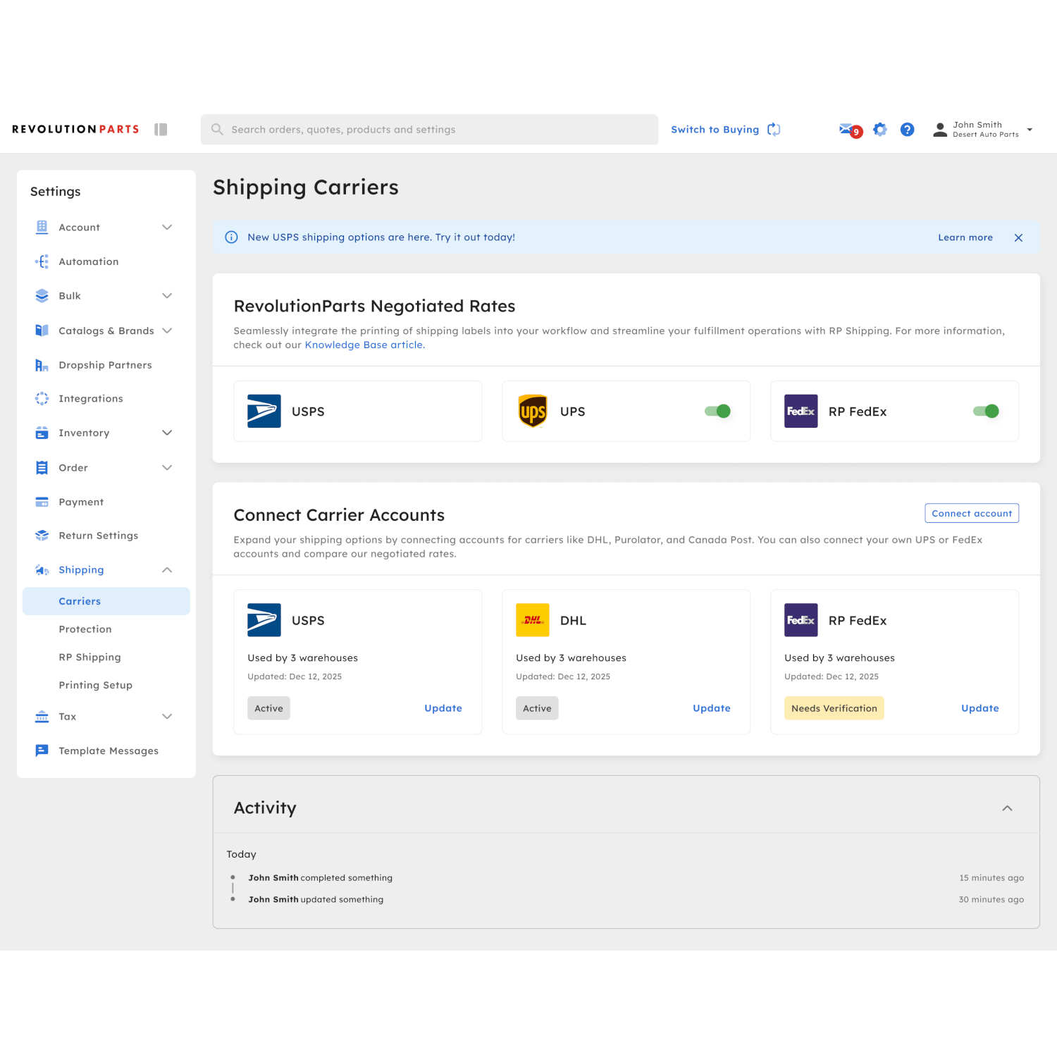 Parts eCommerce Platform for Ford & Lincoln