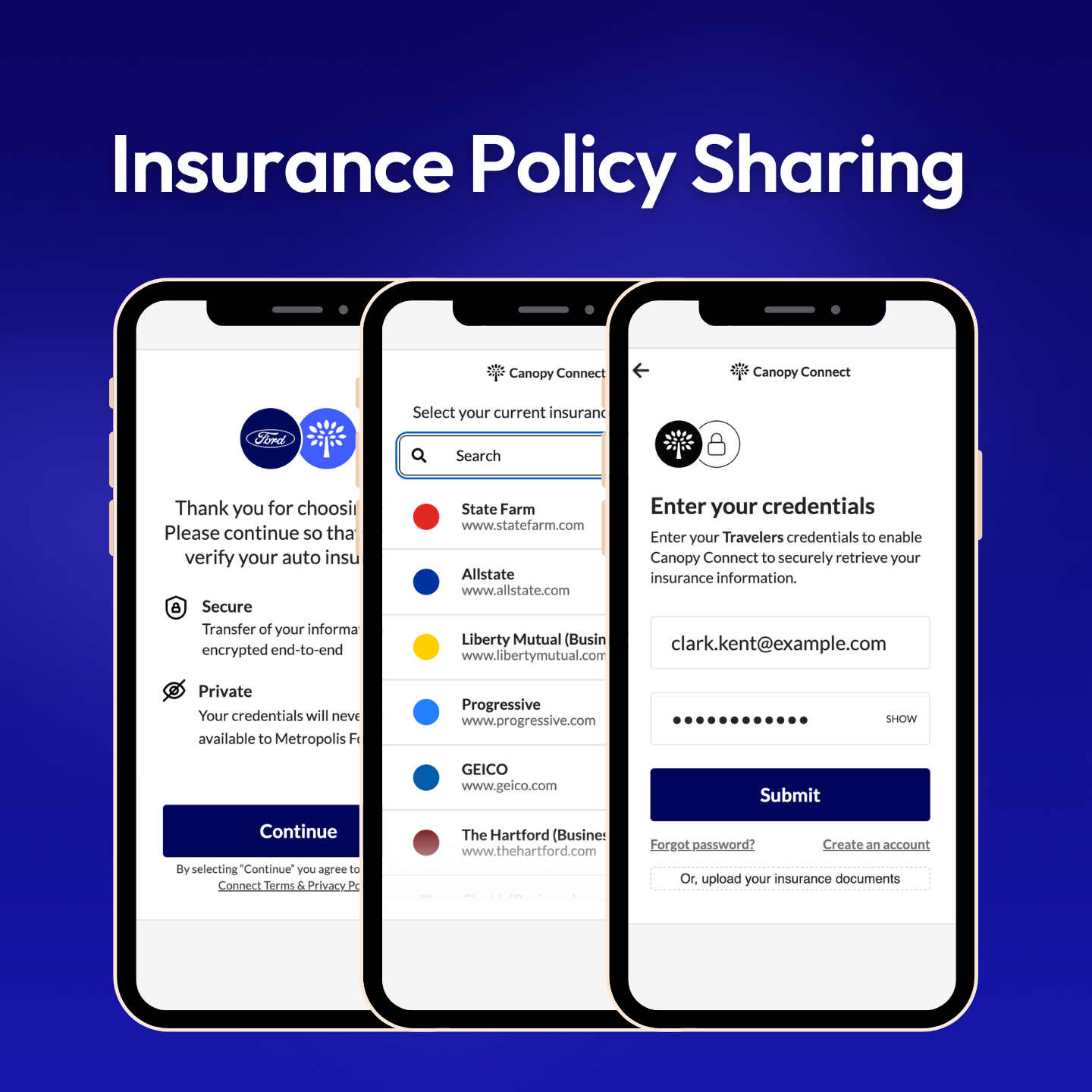 Canopy Connect Insurance Verification