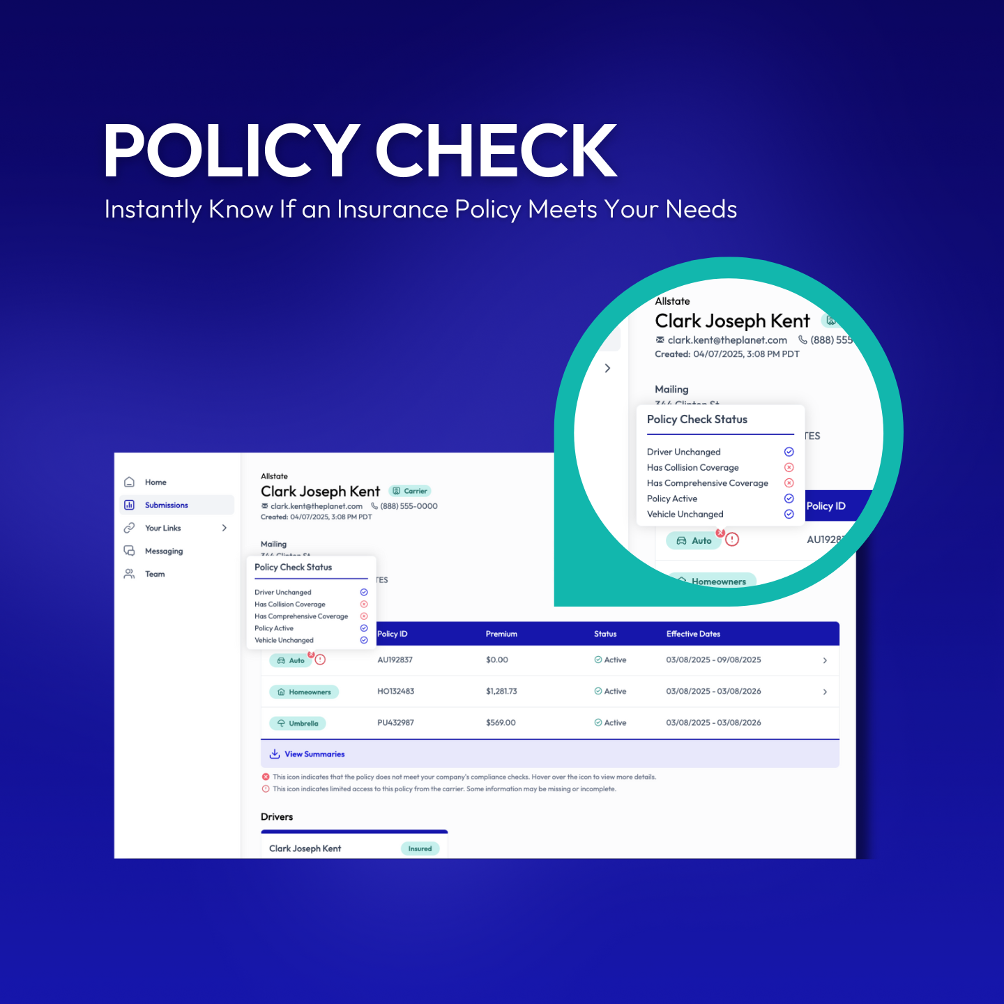 Canopy Connect Insurance Verification
