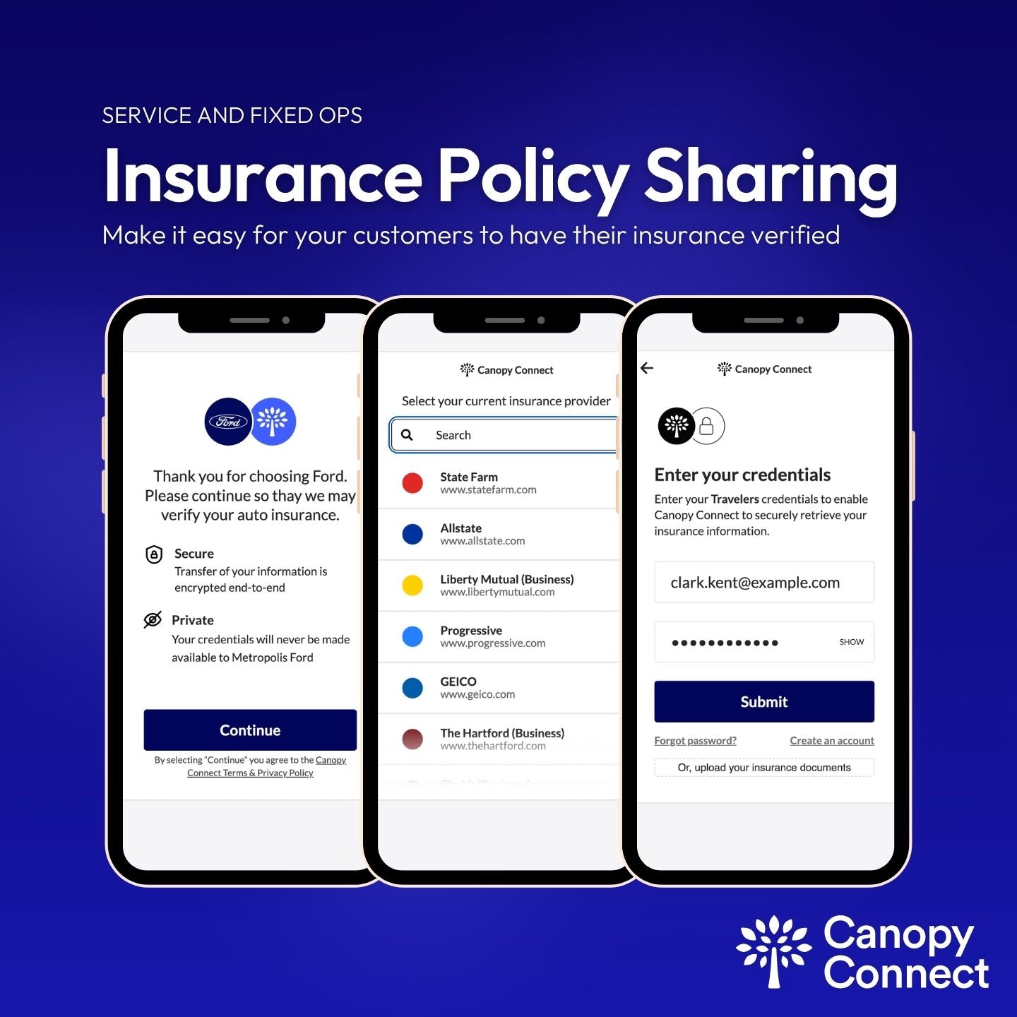 Canopy Connect Insurance Verification for Loaners